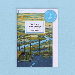 View ‘Ten Poems about Journeys’ pack shot Pack image of the Ten Poems about Journeys poetry pamphlet on a decorative background