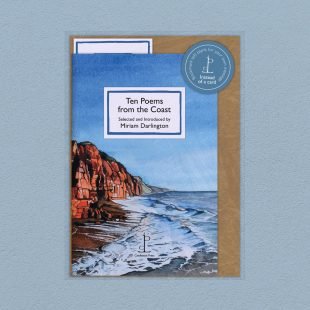 View ‘Ten Poems from the Coast’ pack shot Pack image of the Ten Poems from the Coast poetry pamphlet on a decorative background