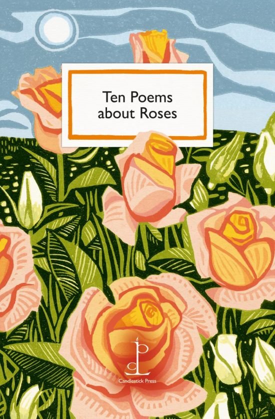 Front cover of the Ten Poems about Roses poetry pamphlet