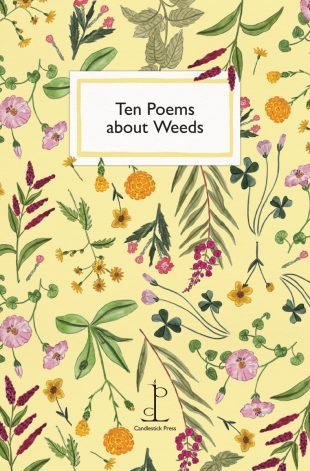 Front cover of the Ten Poems about Weeds poetry pamphlet