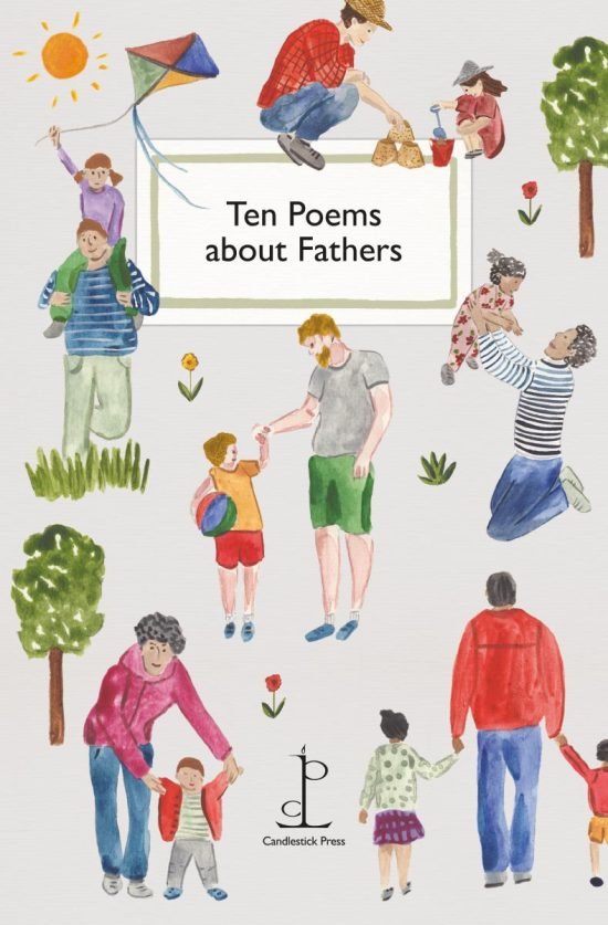 Front cover of the Ten Poems about Fathers poetry pamphlet